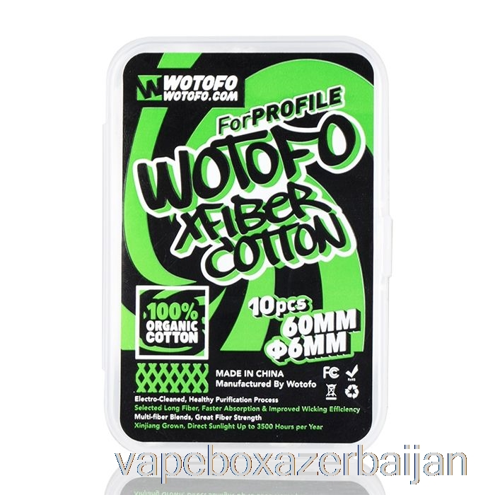 Vape Box Azerbaijan Wotofo XFIBER Cotton XFIBER Cotton 6mm (10pc)